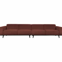 Woood Statement xl 4-zits bank 372 cm bouclé chestnut Best