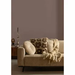 Woood Statement 3-zits bank 230 cm structure velvet wheatfield Sale