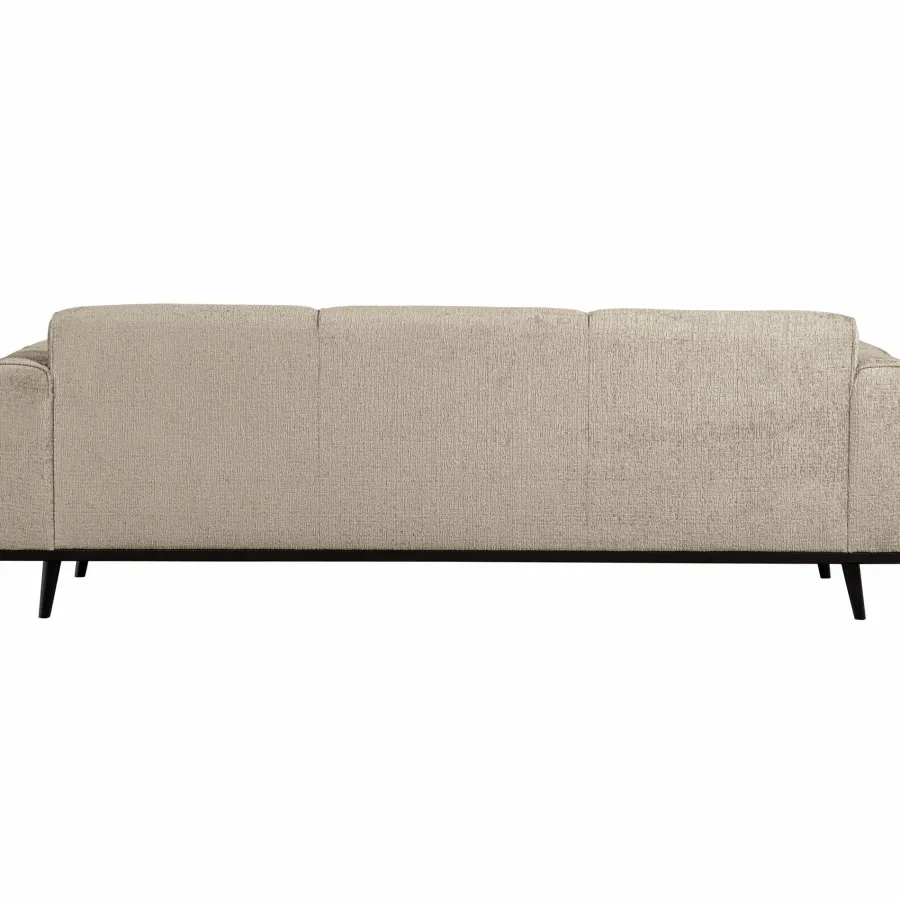 Woood Statement 3-zits bank 230 cm structure velvet wheatfield Sale
