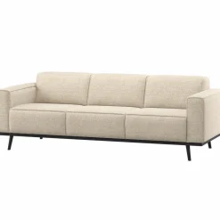 Woood Statement 3-Zits Bank 230 Cm Beige Melange New
