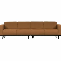 Woood Statement 4-zits bank 280 cm bouclé butter Outlet