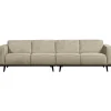 Woood Statement 4-zits bank 280 cm structure velvet wheatfield Sale