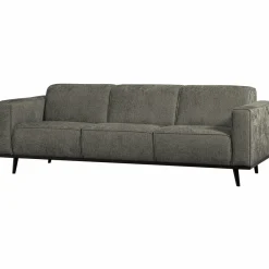 Woood Statement 3-zits bank 230 cm structure velvet frost New