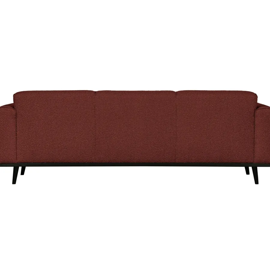 Woood Statement 3-zits bank 230 cm bouclé chestnut Hot