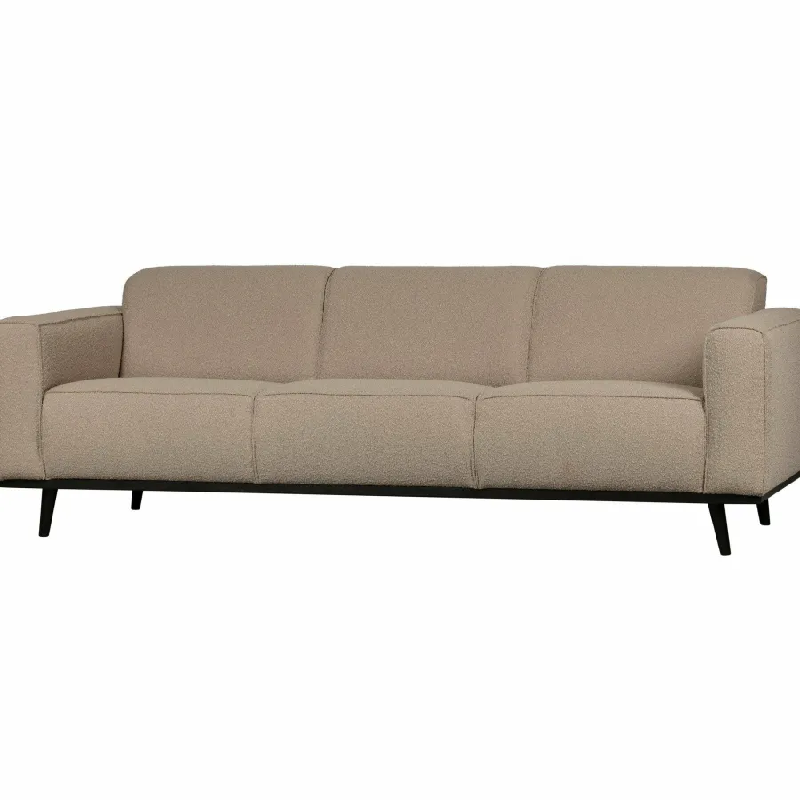 Woood Statement 3-zits bank 230 cm bouclé beige Best