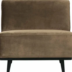 Woood Statement 1-zits element fluweel taupe