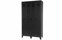 Woood Stijn Hoog 2drs Lockerkast Zwart [fsc] Discount
