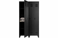 Woood Stijn Hoog 2drs Lockerkast Zwart [fsc] Discount