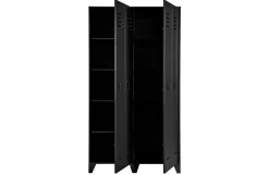 Woood Stijn Hoog 2drs Lockerkast Zwart [fsc] Discount