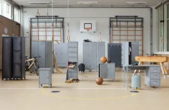 Woood Stijn Hoog 2drs Lockerkast Steel Grey [fsc] New