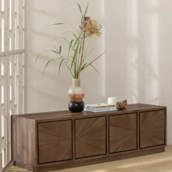 Woood Sun tv meubel recycled teak bruin