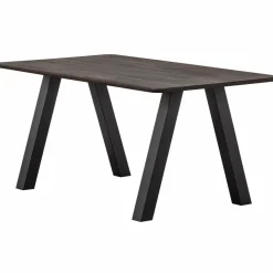 Woood Tablo eettafel afgerond vingerlas 160x90cm mystic brown [fsc] Outlet