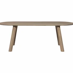 Woood Tablo eettafel ovaal vingerlas 220x90cm pebble grey [fsc] Best