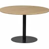 Woood Tablo eettafel rond vingerlas 120cm transparant [fsc]