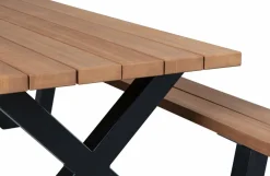 Woood Tablo Outdoor Picknicktafel Naturel Met X-poot Metaal [fsc] Discount