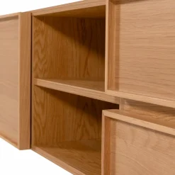 Woood Tours Tv Meubel 180 Cm Melamine/Mdf Naturel Discount