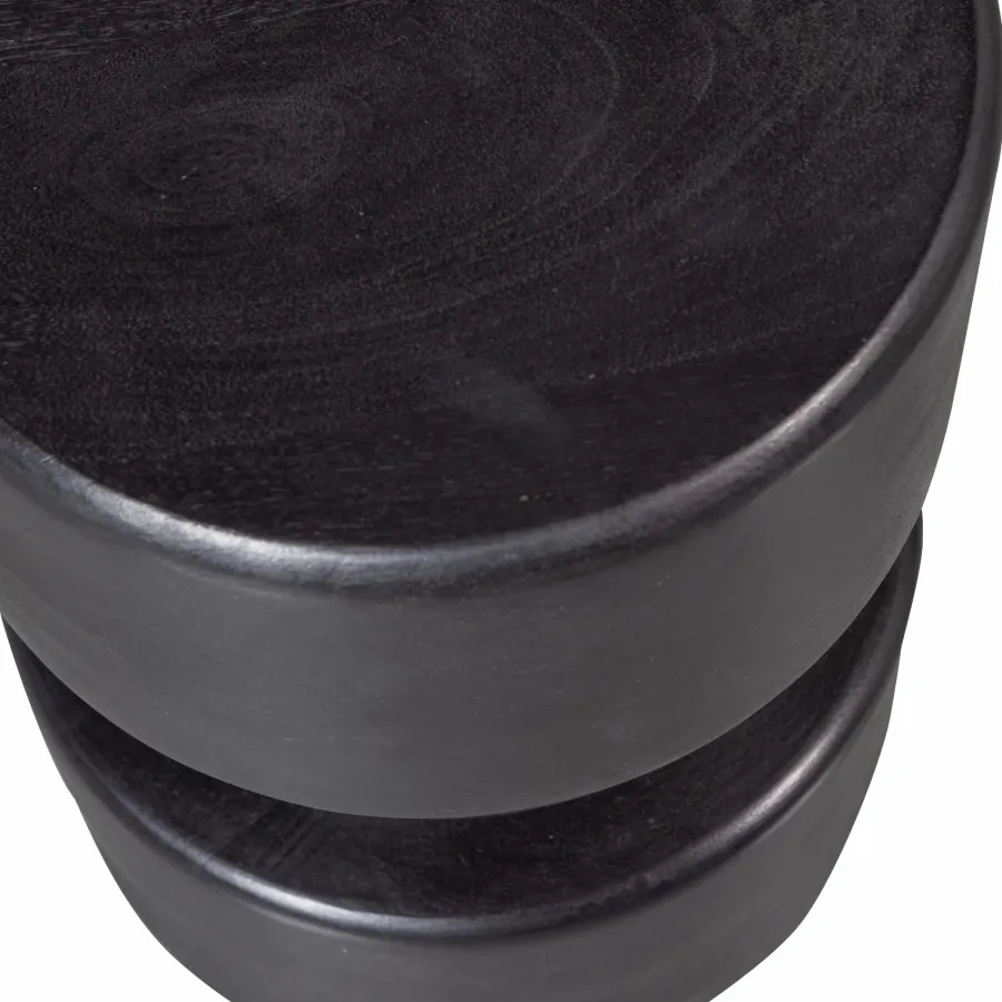 Woood Tuve bijzettafel hout bruin/zwart Sale