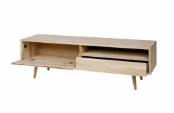 Woood Tygo Tv Meubel 150 Eiken Met Retro Poten [fsc] New