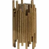 Woood Uneven waxinehouder metaal antique brass 24cm Discount