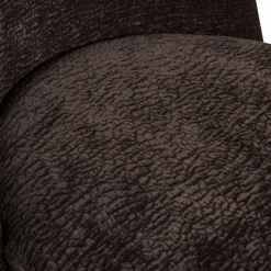 Woood Vogue barstoel 80cm 3d chenille donkerbruin Clearance