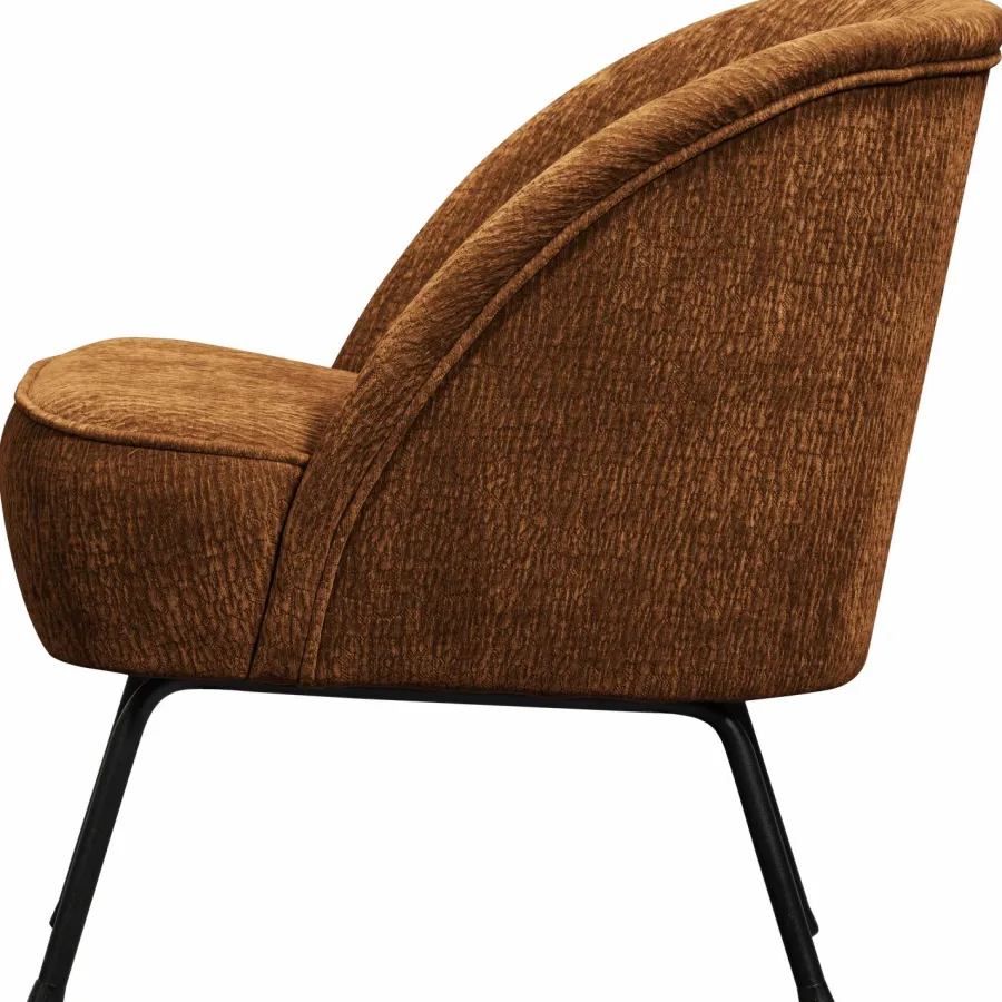 Woood Vogue fauteuil 3d chenille middenbruin
