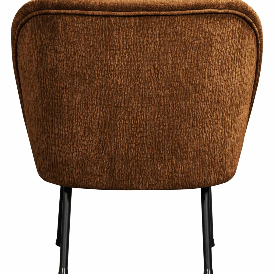 Woood Vogue fauteuil 3d chenille middenbruin