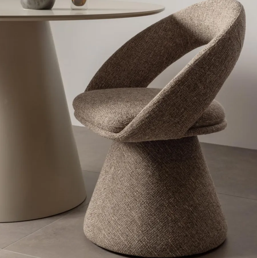 Woood Winter draaibare eetkamerstoel naturel melange Hot