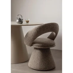 Woood Winter draaibare eetkamerstoel naturel melange Hot