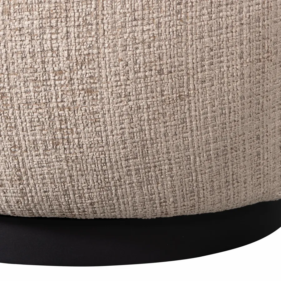 Woood Woolly draaifauteuil chenille zand Clearance