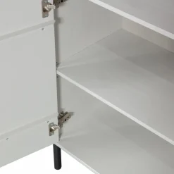 Woood Xina lage kast grenen wolkengrijs [fsc] Online