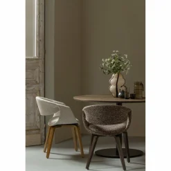 Woood Yossi eetkamerstoel naturel met houten poot naturel Discount