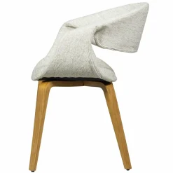 Woood Yossi eetkamerstoel naturel met houten poot naturel Discount