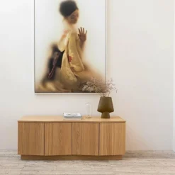 Woood ZUMA TV meubel 133CM eiken transparant [fsc] Outlet